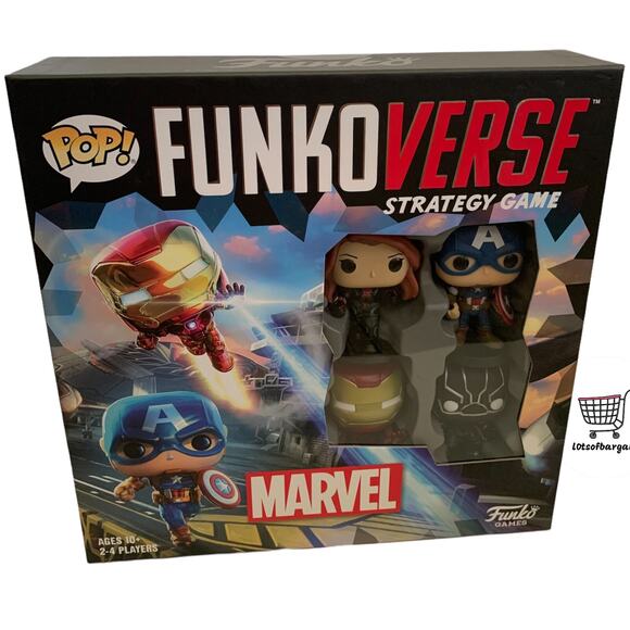Funko Funkoverse Marvel 100 4 Pack Strategy Board Game Unopened Brand New - Picture 9 of 9